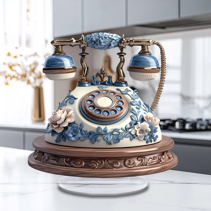 1pc Boho Chic Acrylic Telephone Decor, 7.87\