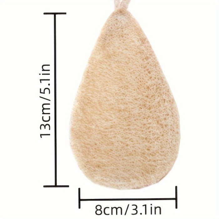 Water drop-shaped loofah, double-layer thickened dishwashing loofah, seam reinforcement, dishwashing brush with hanging rope, antibacterial loofah, wear-resistant dishwashing artifact, rag brush, dishwashing towel, suitable for cleaning home kitchens, toilets and various glass