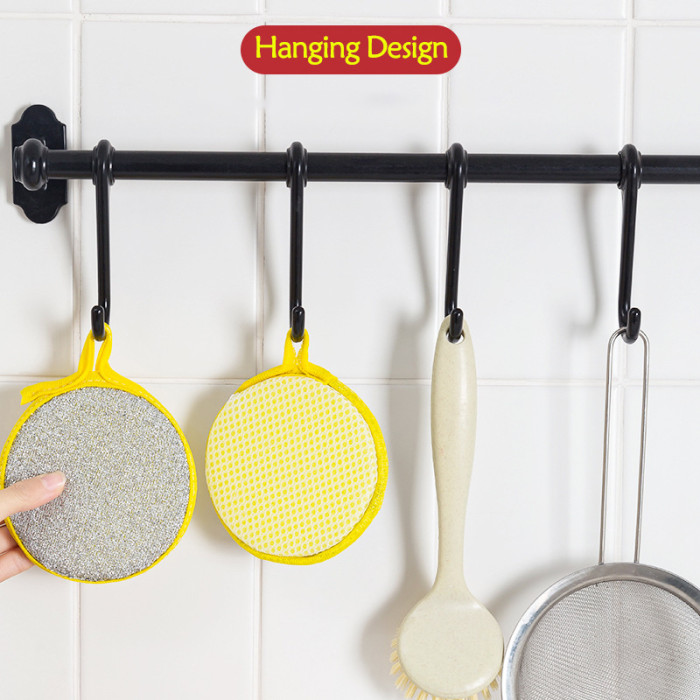 5\u002F10pcs, Double Side Dishwashing Sponge Pan Pot Dish Wash Sponges Household Cleaning Tools Kitchen Tableware Dish Washing Brush