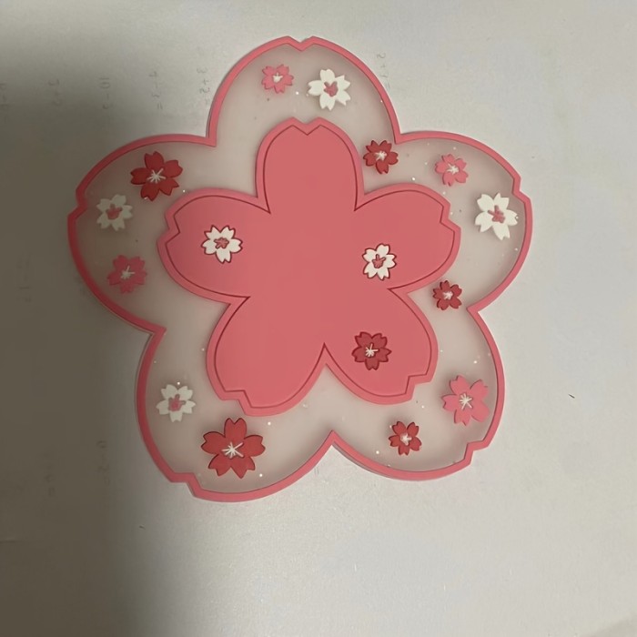 Sakura Coaster, Placemat, PVC Insulation Mat, Pot Holder, Coaster, Table Heat-proof Bowl Mat, Dish Mat