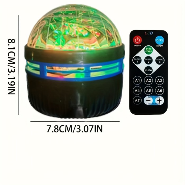 RGB Remote Control Aurora LED Mood Projection Light, Galaxy Star Projector for Bedroom Night Light, Adult Room Decoration, Home Theater, Ceiling, Camping, Wedding, Holiday Party, and Christmas Gift