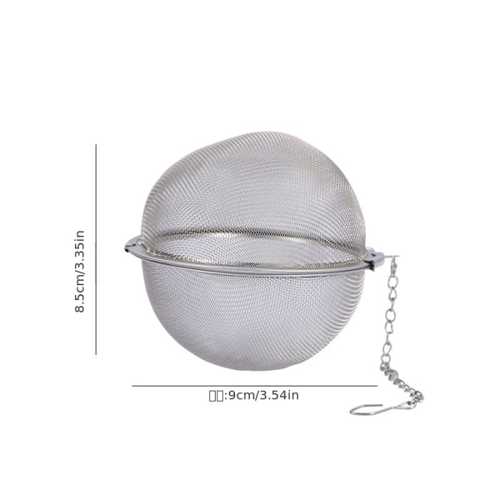 1 Pack Premium 304 Stainless Steel Tea Ball - Perfect for Brewing Delicious Tea at Home - For Tea Lovers - Reusable & Durable - Great Gift for Tea Enthusiasts
