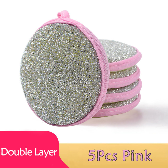 5\u002F10pcs, Double Side Dishwashing Sponge Pan Pot Dish Wash Sponges Household Cleaning Tools Kitchen Tableware Dish Washing Brush