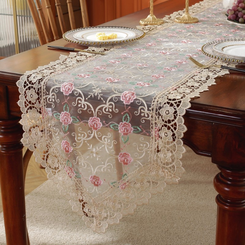 1pc Vibrant Embroidery Stitching Lace Organza Fabric - Decorative Fabric for Home and Holiday Decorations - Various Sizes (16x16in, 16x36in, 16x44in, 16x60in, 16x72in, 16x88in) for DIY Projects and Crafting