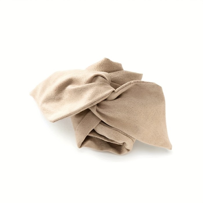 Single Piece Elegant Fabric Hair Tie - Minimalist Solid Color Daily Headband with Tail for Women, Fashion Accessory