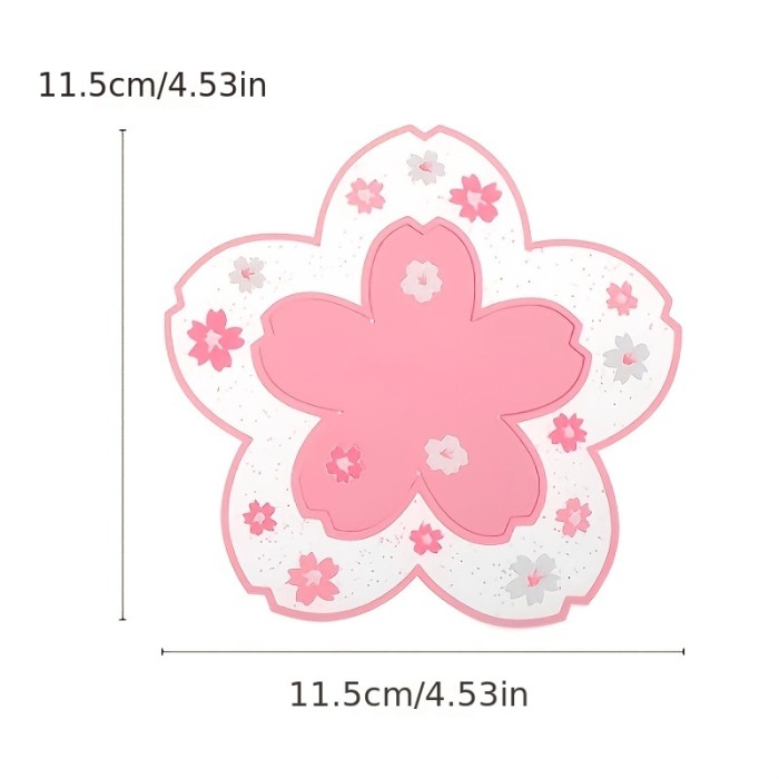 Sakura Coaster, Placemat, PVC Insulation Mat, Pot Holder, Coaster, Table Heat-proof Bowl Mat, Dish Mat