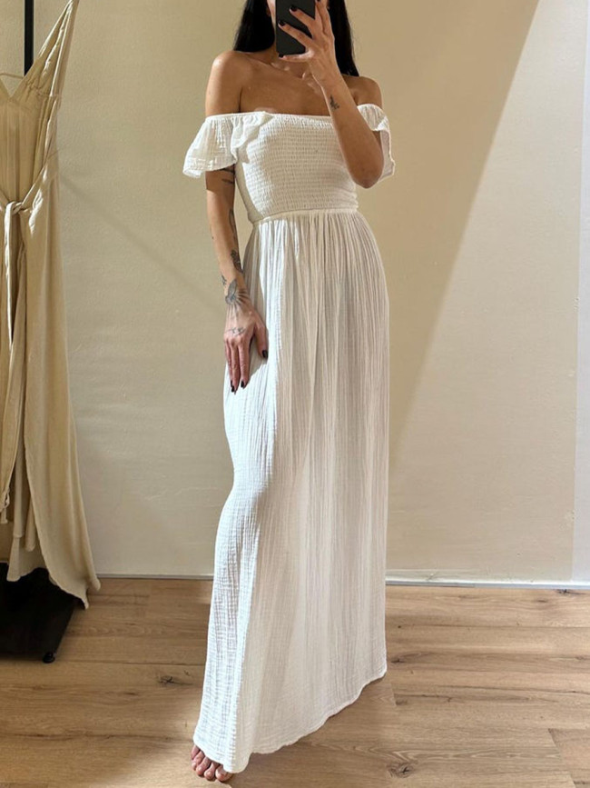 Bohemian resort casual dress