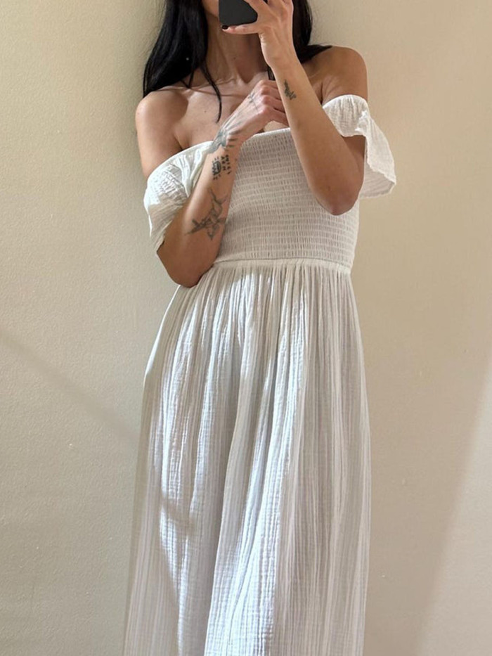 Bohemian resort casual dress