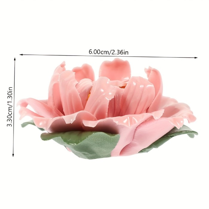 Peony Home Decor Ceramic Flower Art Ceramic Peony Flower