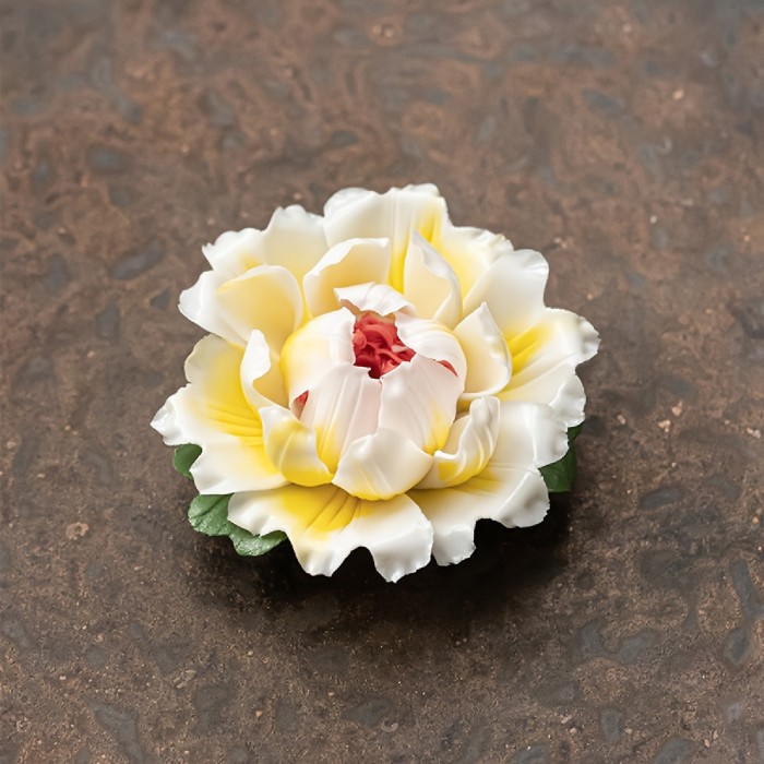 Peony Home Decor Ceramic Flower Art Ceramic Peony Flower