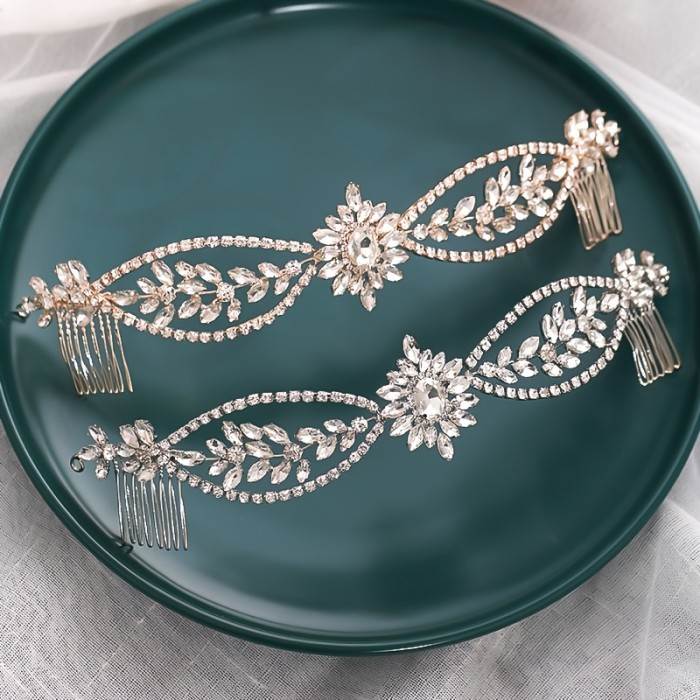 Rhinestone Crystal Princess Crown Golden Rhinestone Wedding Tiara, Royal Bridal Crown, Crystal Princess Crown, Princess Tiara, Golden Bridal Tiara, Golden Tiara, Golden Crown, Quinceanera