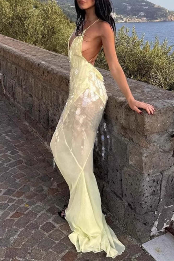 Summer Sequin Women Party Dress Club Sequ Dress Sexy Fishtail