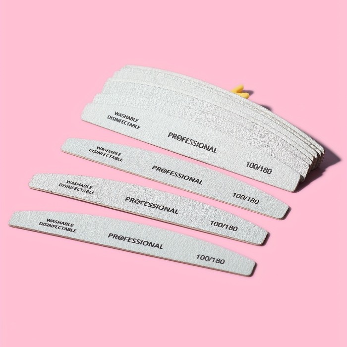10pcs Professional Nail File Buffer 10pcs Professional Nail File Buffer for Home and Salon Manicures - Smooth and Shape Nails with Ease