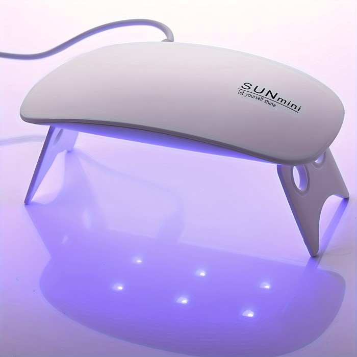 3LED Mini UV\u002FLED Nail Dryer - Gel Varnish Curing Machine Micro USB - Nail Art Equipment Manicuring Nail Tool