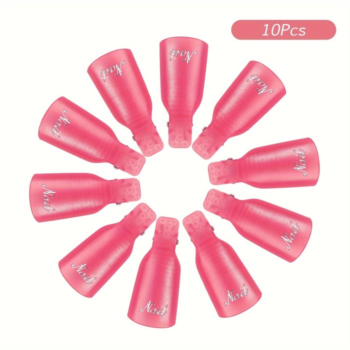 10 Pcs Nail Remover Gel 10 Pcs Nail Remover Plastic Nail Art Polish Soak Off Remover Nail Gel Polish Remover