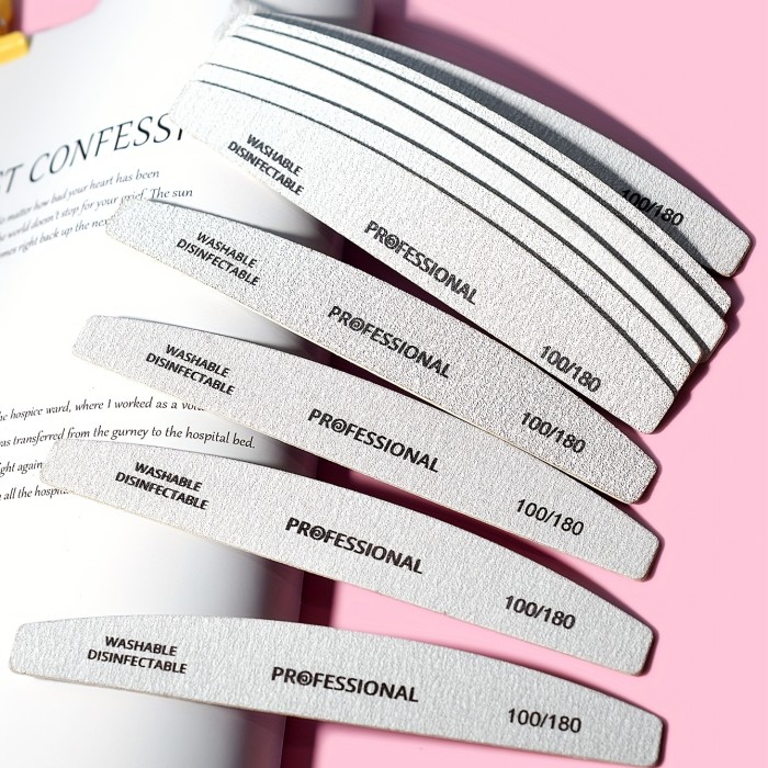 10pcs Professional Nail File Buffer 10pcs Professional Nail File Buffer for Home and Salon Manicures - Smooth and Shape Nails with Ease