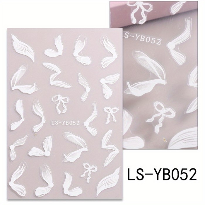 French Golden Silvery Glitter Ribbon Nail Stickers, Simple Nail Art Decals, Self-adhesive, Matte Finish, Unscented, Fantasy Theme, Irregular Shape, Paper Material, Single Use