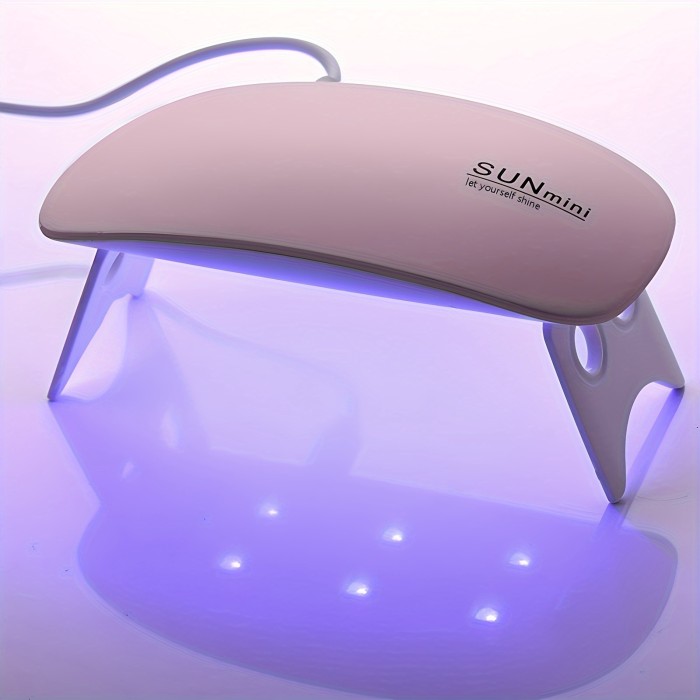 3LED Mini UV\u002FLED Nail Dryer - Gel Varnish Curing Machine Micro USB - Nail Art Equipment Manicuring Nail Tool