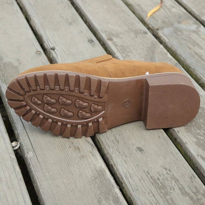 Women's Slip-On Flats - Comfortable Low Heel, Solid Color, All-Season Casual Shoes with Soft Sole