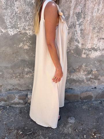 Solid Color Lace Elegant Fashion Sleeveless Dress Dress