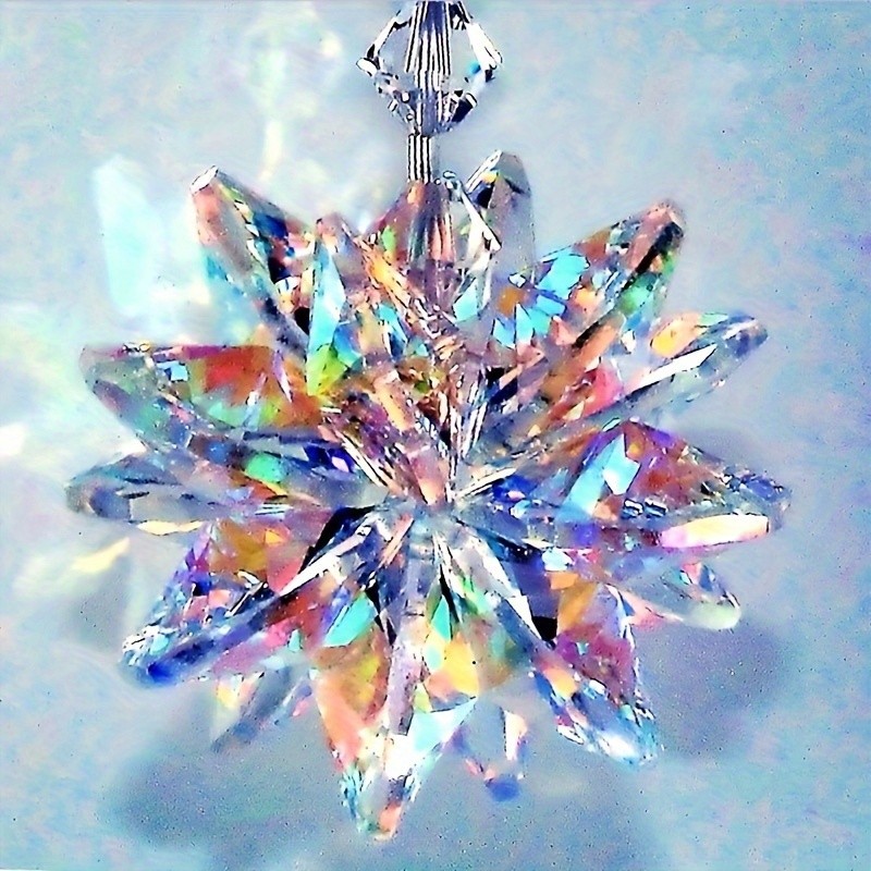 Rainbow Crystal Sun Catcher - Perfect Gift for Her, Suitable for Window and Office Decoration, Glass Craft Supplies