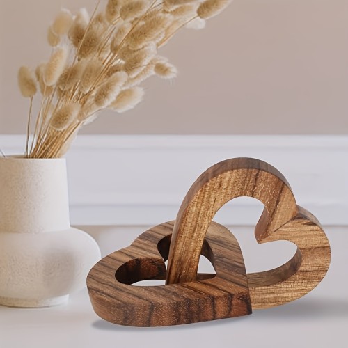 3D Wooden Decorative Ornaments, Party Decor Items, Valentine'S Day Gifts, Fun Three-Dimensional Decorations, Gifts for Good Friends.
