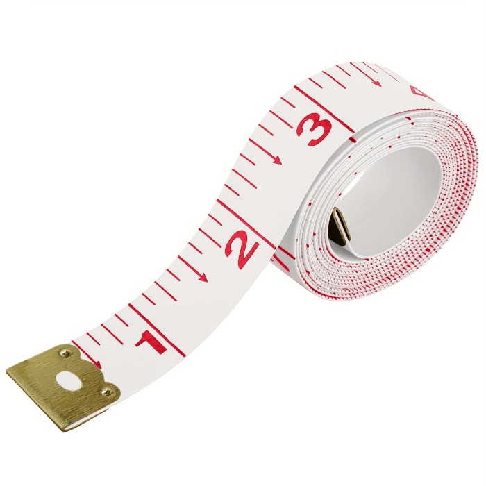 Body Measurement Ruler - 60in\u002F150cm Long, Fitness and Tailoring, 1pc