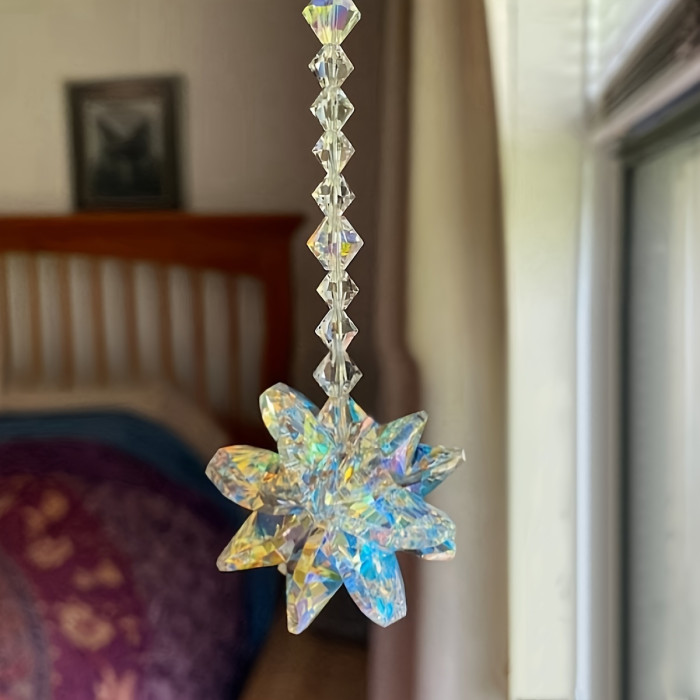 Rainbow Crystal Sun Catcher - Perfect Gift for Her, Suitable for Window and Office Decoration, Glass Craft Supplies