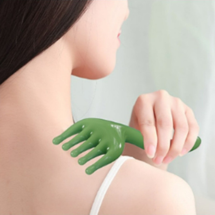 2Pcs Manual Scalp Massager Hair Comb Set, Alcohol-Free Resin Massage Tool for Hair Growth, Neck Tension Relief, and Head Relaxation - Durable, Non-Electric Massaging Brushes for Home Spa Use