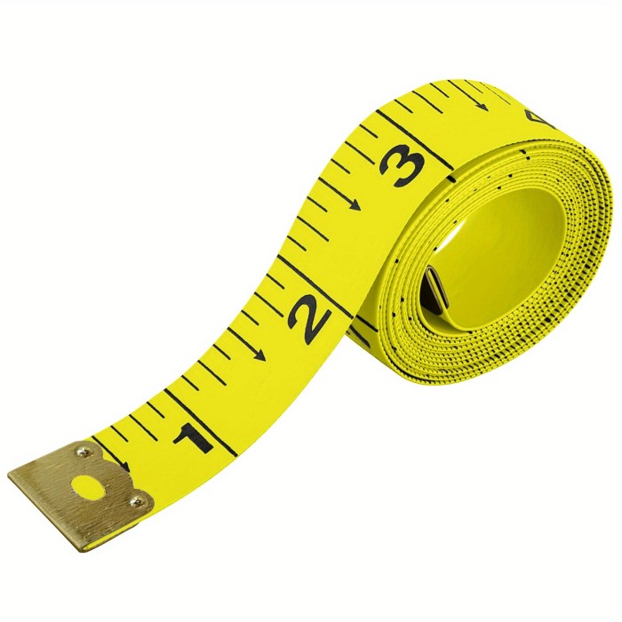 Body Measurement Ruler - 60in\u002F150cm Long, Fitness and Tailoring, 1pc
