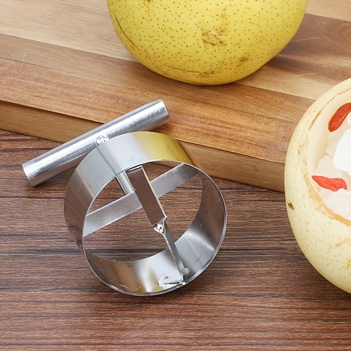 Multifunction Apple Pear Core Separator Kitchen Tool,Stainless Steel Fruit Core Puller, 2 Sizes Fruit Corer Set for Hotel\u002FCommercial Home Kitchen Tool