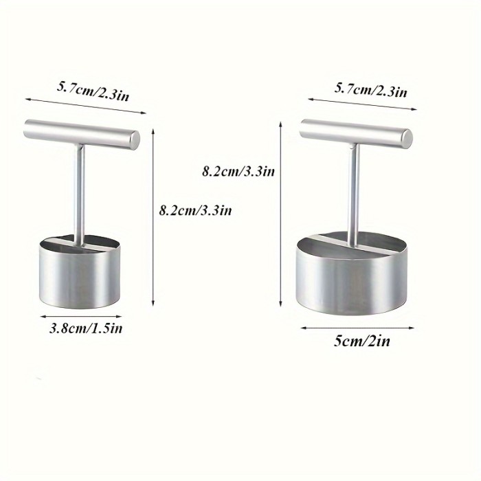 Multifunction Apple Pear Core Separator Kitchen Tool,Stainless Steel Fruit Core Puller, 2 Sizes Fruit Corer Set for Hotel\u002FCommercial Home Kitchen Tool