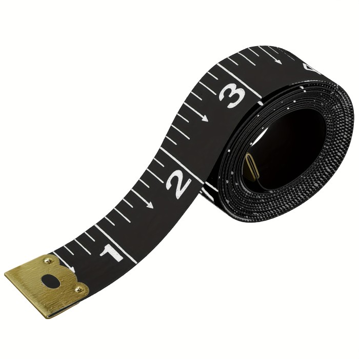 Body Measurement Ruler - 60in\u002F150cm Long, Fitness and Tailoring, 1pc