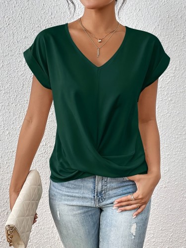 Women's Short-Sleeve T-Shirt Top - 1111 Directional, Soft & Breathable for Casual Wear