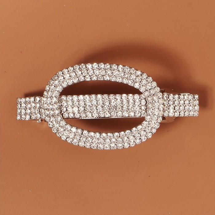 Non-slip Rhinestone Hair Clip Rhinestone Hair Clip Side Clip Non-slip French Barrette Exquisite Head Jewelry Hair Accessories