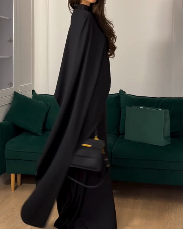 Elegant Cape Dress