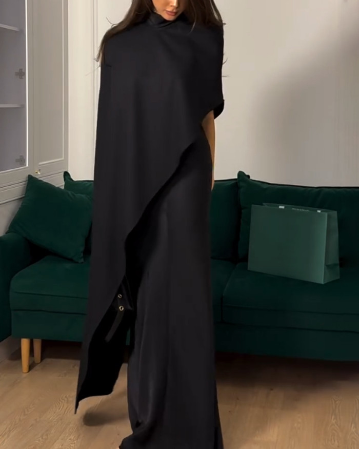 Elegant Cape Dress