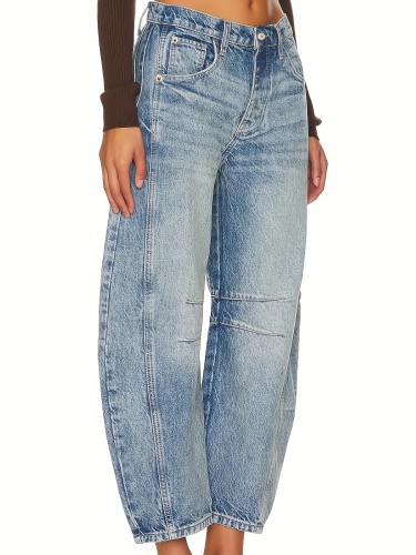Stretchy Wide-Leg Pants - Patchwork, Comfortable, Stylish for Casual Wear