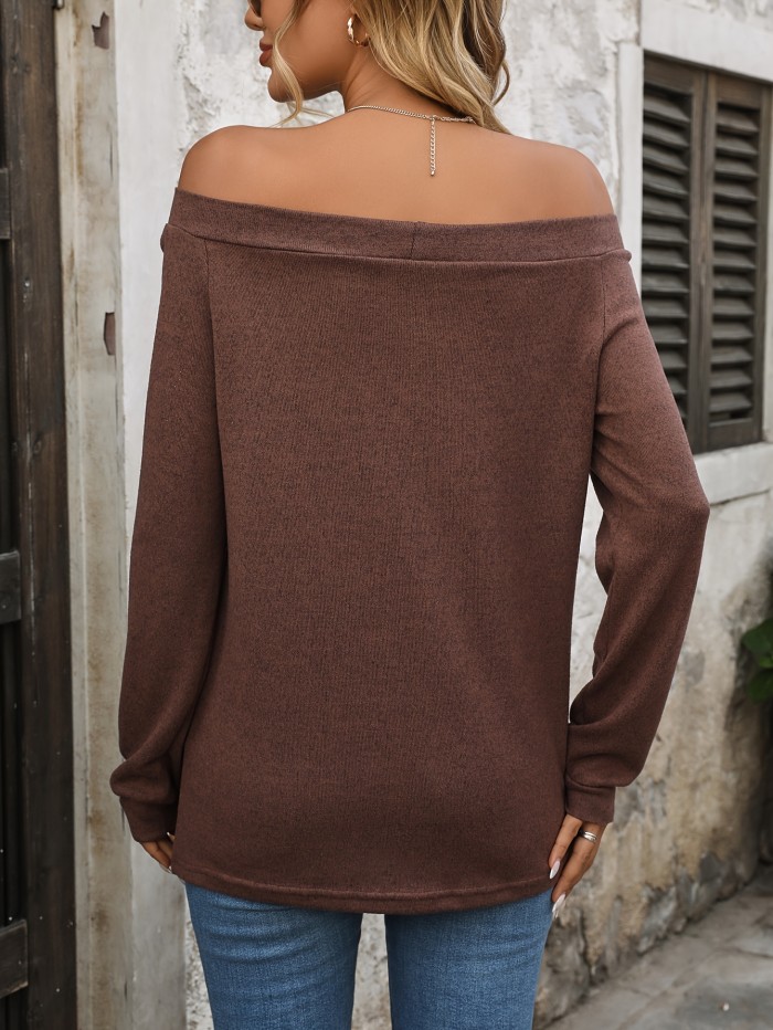 Women's One-Shoulder T-shirt