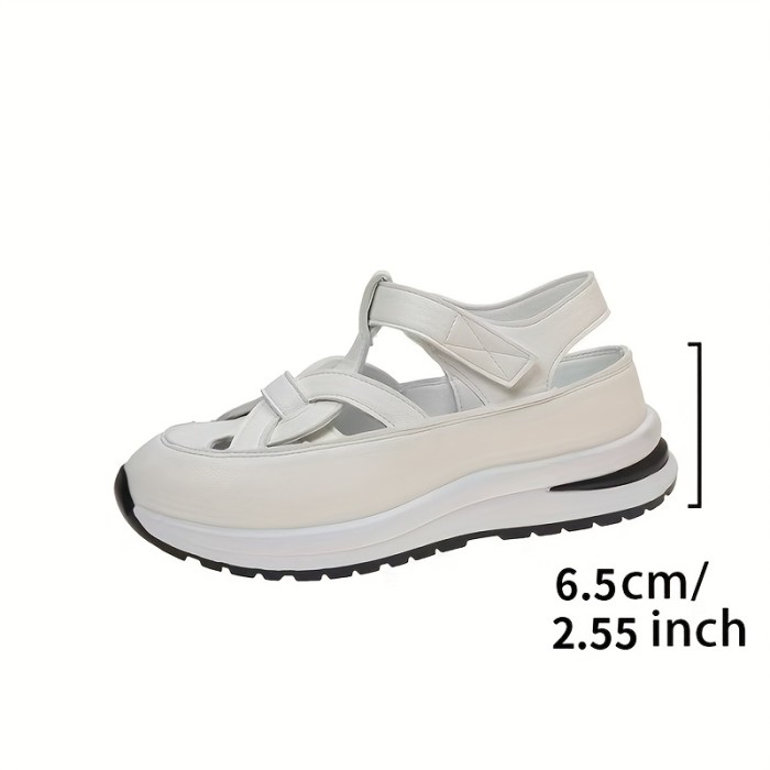 Women's Casual Platform Sandals with Thick Raised Wedge Heel