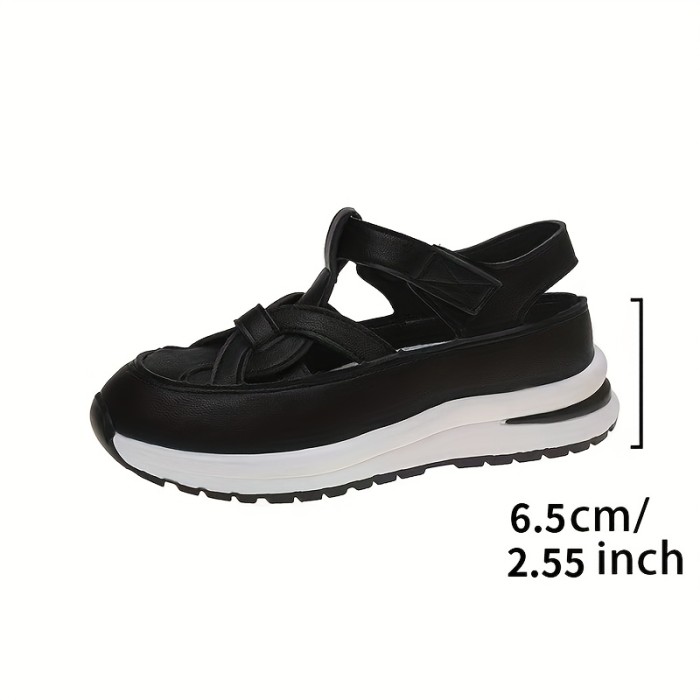Women's Casual Platform Sandals with Thick Raised Wedge Heel