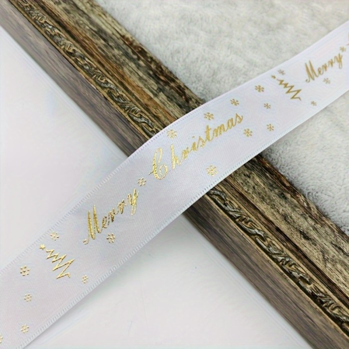 Christmas Craft Ribbon - 5 Yards, Polyester, Assorted Widths (10\u002F15\u002F25mm), Perfect for DIY Bows & Holiday Decorations Wrapping Ribbon for Gifts, Christmas Decor, Beading&Jewelry Making, Jewelry Making Display & Packaging Supplies, Best for Christmas