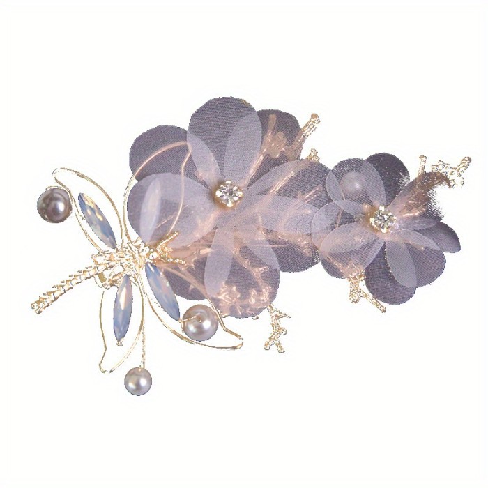 Ancient Costume Wedding Accessories Dragonfly Hairpin Ancient Style Hanfu Hair Ornament Hairpin Accessories Fairy Tassel Performance Step Shake