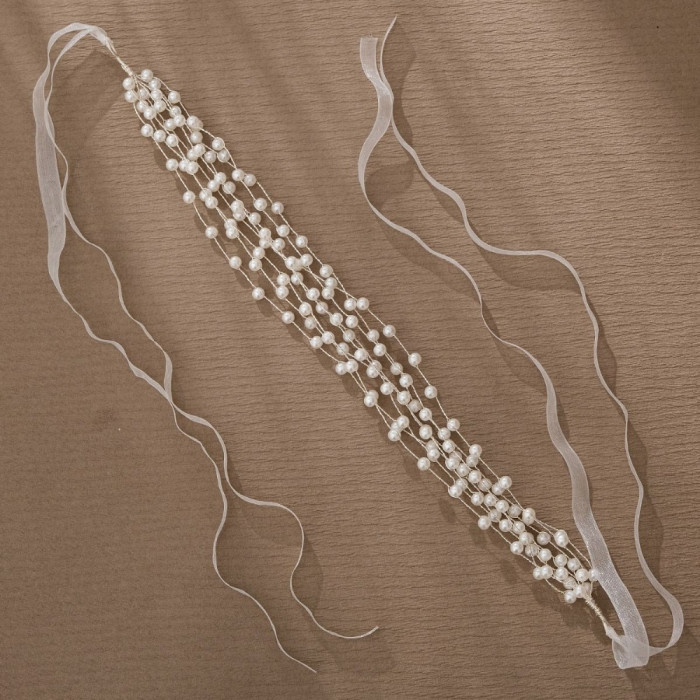 Hair Strap Bridal Hair Accessories Beautiful Small Fragrant Style Handmade Hair Hoop