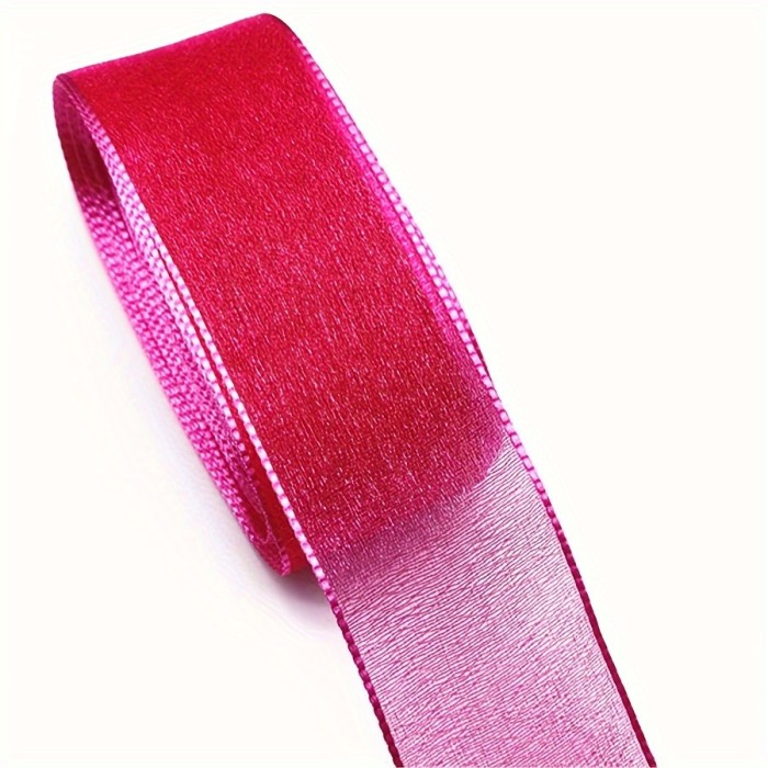 177.17inch x 25mm Wide Polyester Ribbon - Solid Color Gift Wrapping Ribbon for Jewelry Display, Flower Arrangements, DIY Party Decor, Bowknots & Crafts - Vibrant Hues, Durable & Flexible, No Power Needed, Ribbon for Crafts, Craft Supplies, Glossy Texture, Smooth Texture