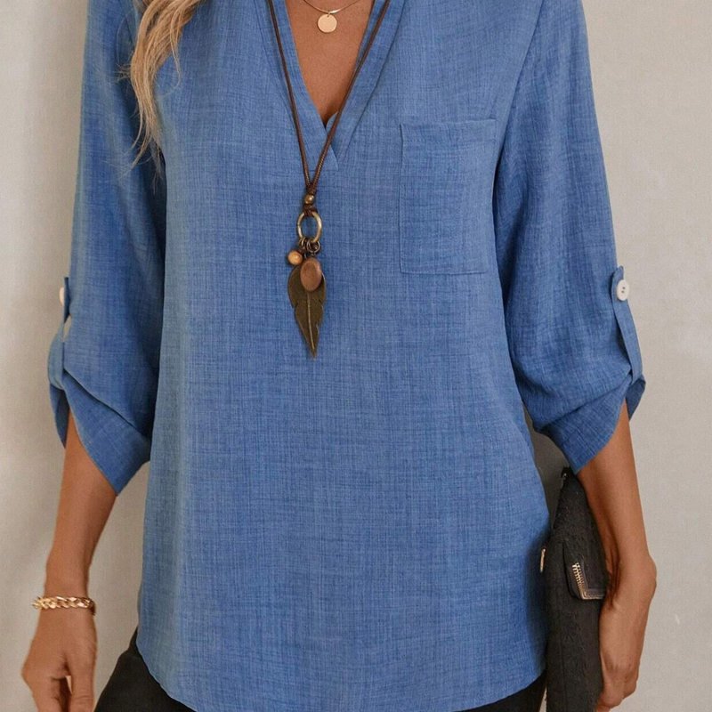 Women's Elegant Casual Button- Shirt
