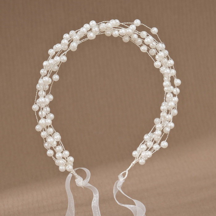 Hair Strap Bridal Hair Accessories Beautiful Small Fragrant Style Handmade Hair Hoop