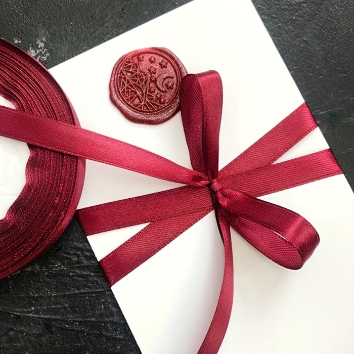 25 Yards\u002F6mm Silk Satin Ribbon - Vibrant Rainbow Colors, Soft & Shiny, Ideal for Handmade Bows, Crafts, Wedding Decorations, Christmas Trees, DIY Card Making, Gift Wrapping, Gift Wrapping Ribbon | Vibrant Ribbon | Smooth Texture, Ribbon Decorations