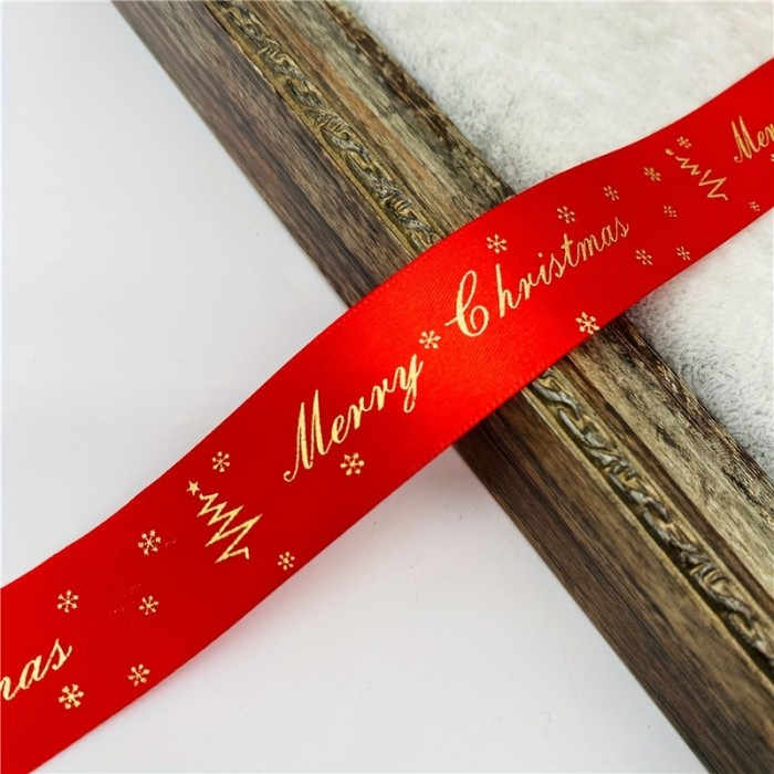 Christmas Craft Ribbon - 5 Yards, Polyester, Assorted Widths (10\u002F15\u002F25mm), Perfect for DIY Bows & Holiday Decorations Wrapping Ribbon for Gifts, Christmas Decor, Beading&Jewelry Making, Jewelry Making Display & Packaging Supplies, Best for Christmas