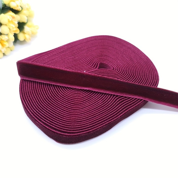 5 Yards Teal Velvet Ribbon 10mm Wide - Soft Satin Finish for Elegant Gift Wrapping, Wedding Decorations, DIY Crafts & Flower Bouquets - Luxurious Velvet Ribbon for Special Occasions, Ribbon for Gift Wrapping, Craft Supplies, Lustrous Finish, Sophisticated Packaging, Highquality Finish, Satinlike Texture